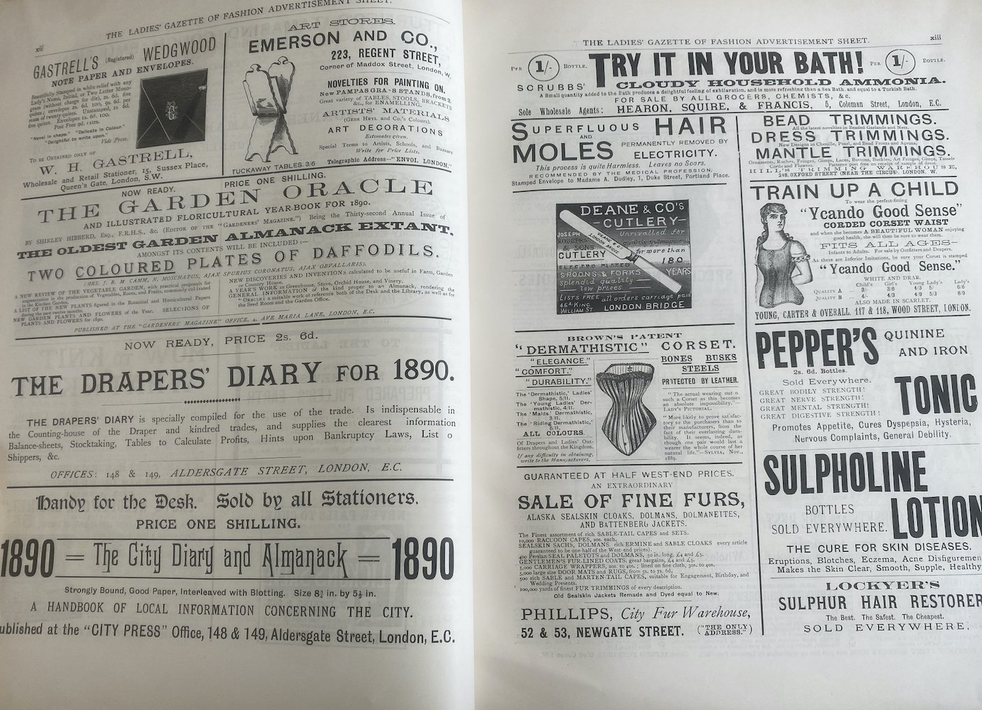 1890 - Ladies Gazette of Fashion