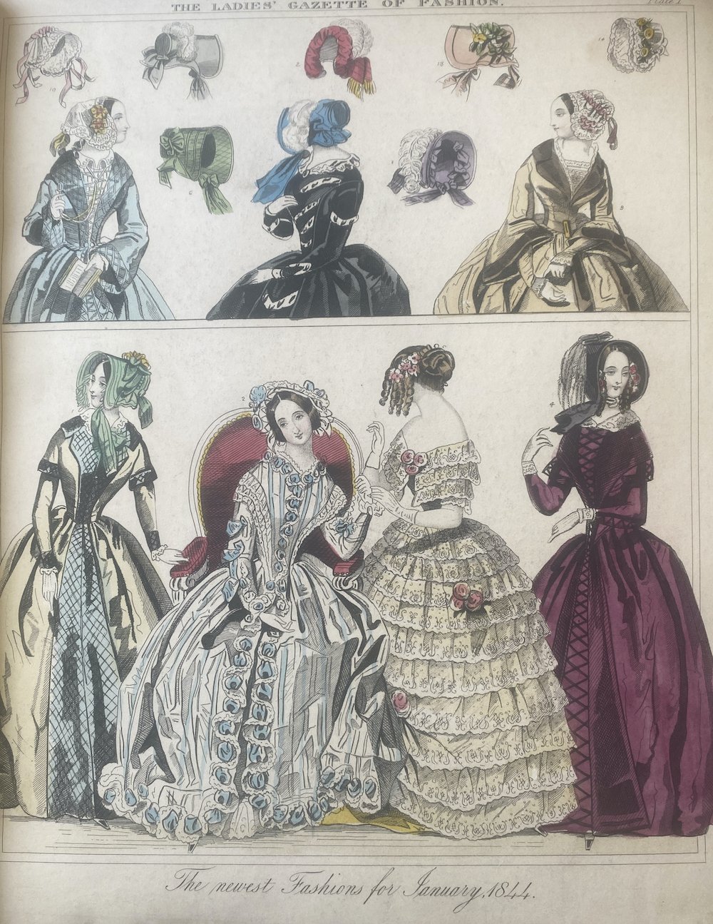 The Lady's Gazette of Fashion - January 1844